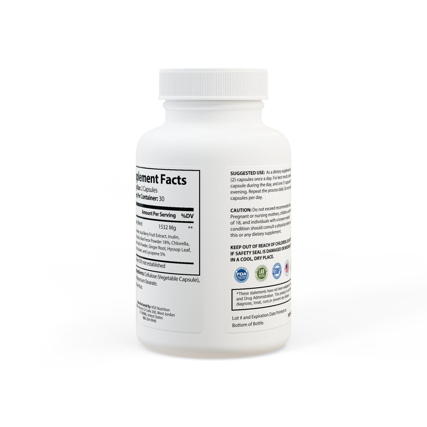 Acai Berry Complex – Digestive & Detox Support (60 Capsules)