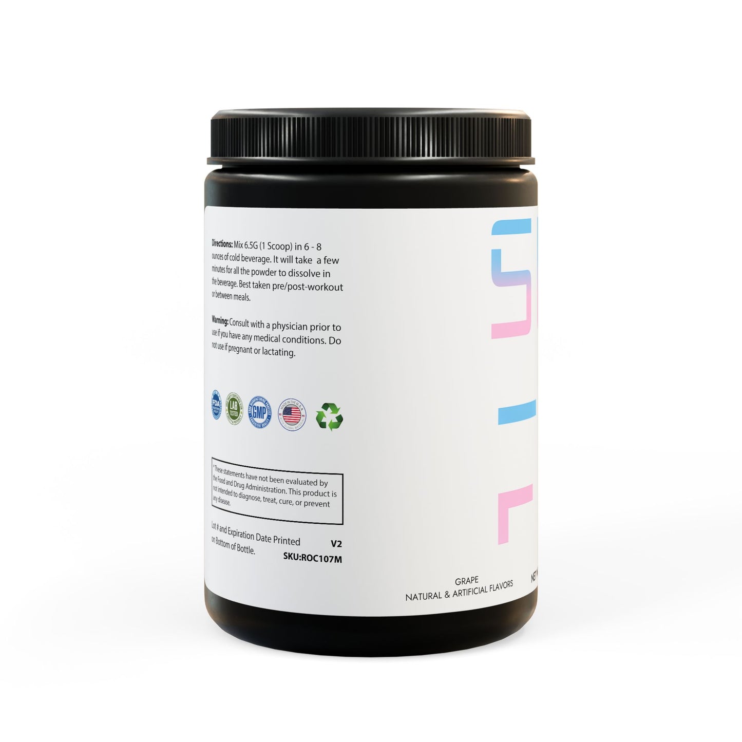 BCAA Performance & Recovery – Grape Flavor (50 Servings)