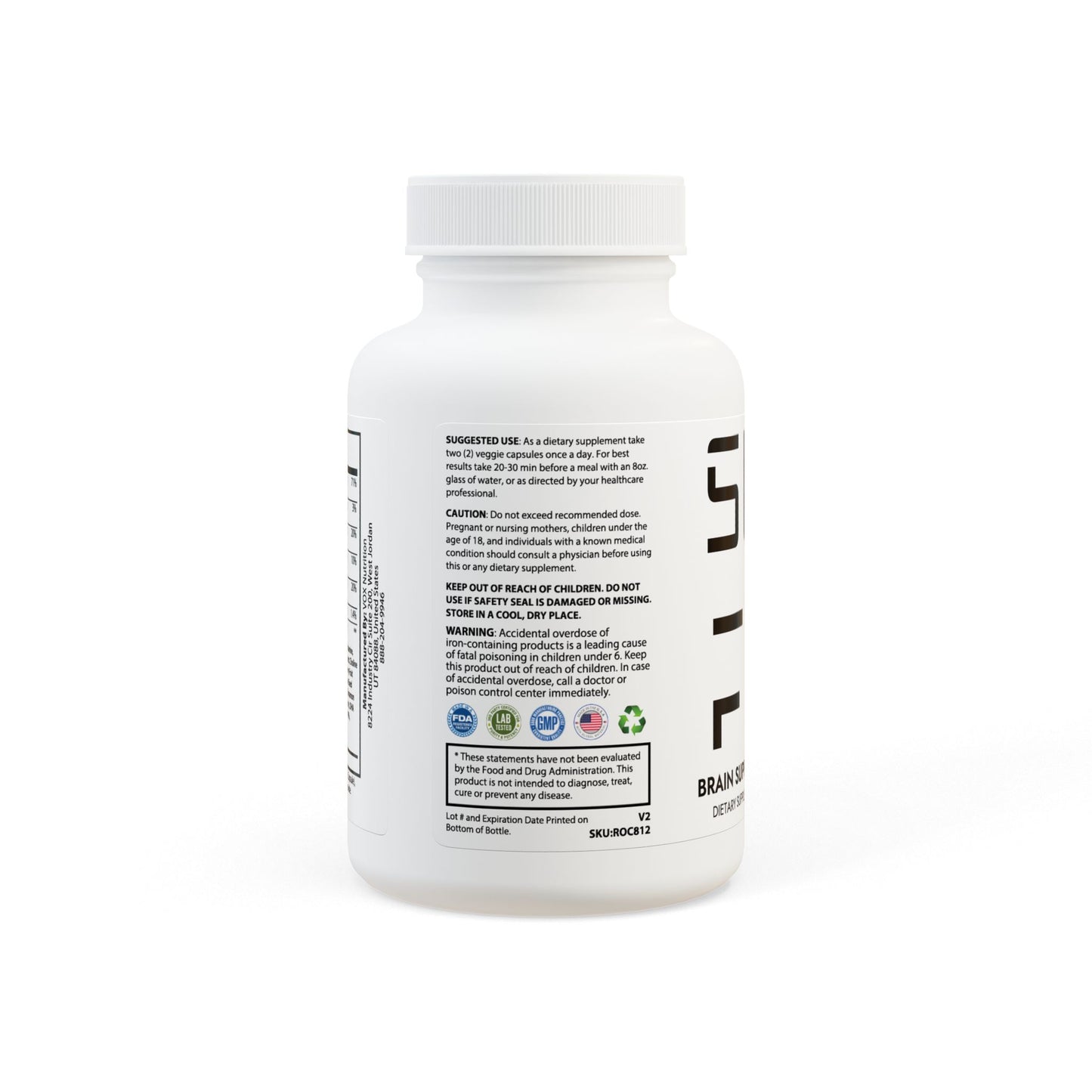 Brain Support Complex Supplement (60 Capsules)