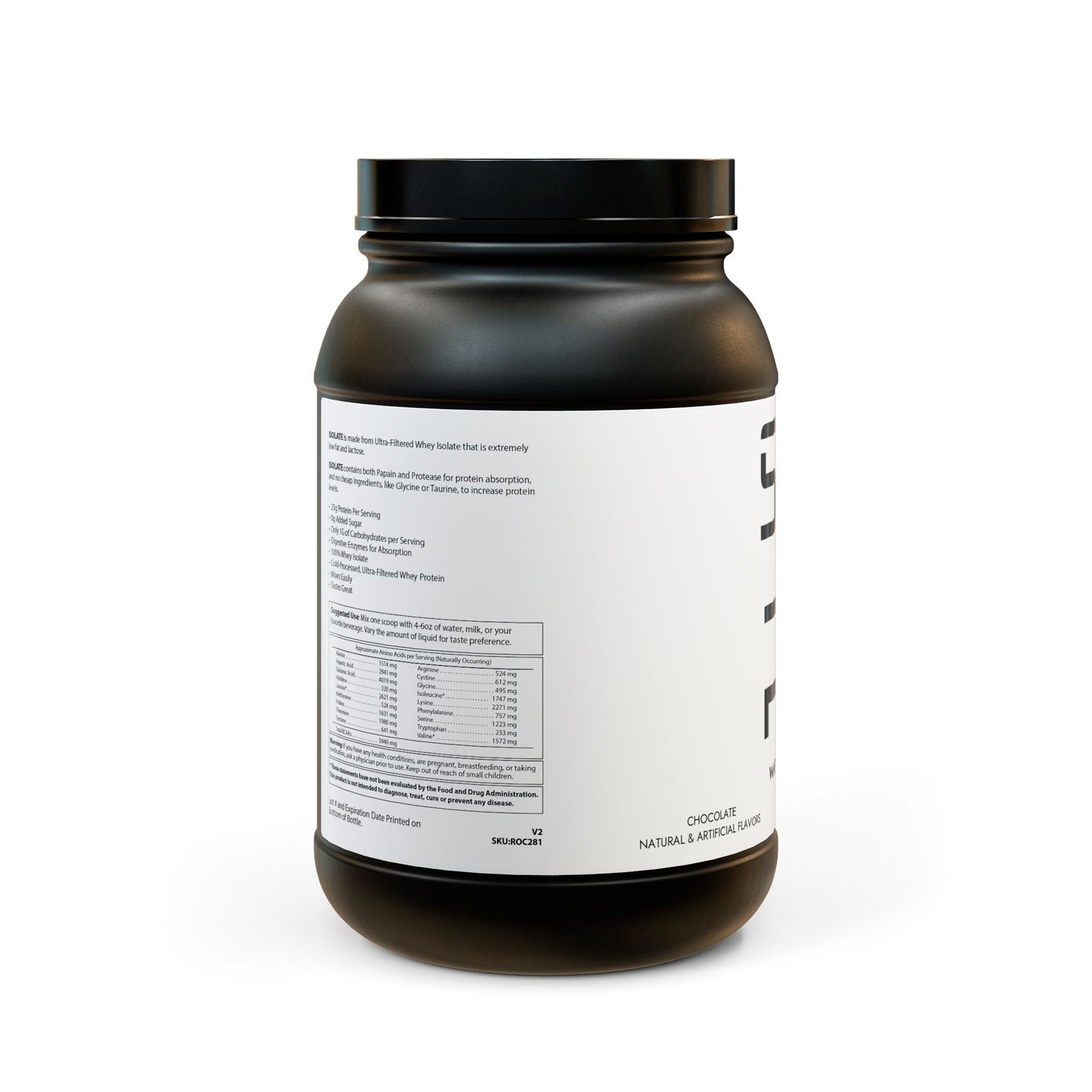 Whey Isolate Protein Supplement – Strength Meets Recovery (907g, 2lb)