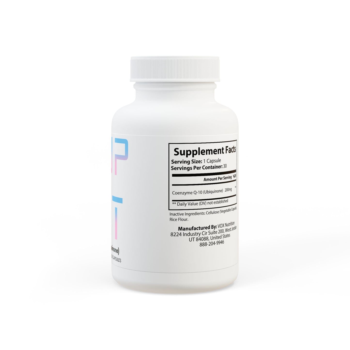CoQ10 Ubiquinone – Cellular Power + Antioxidant Support (30 Capsules)
