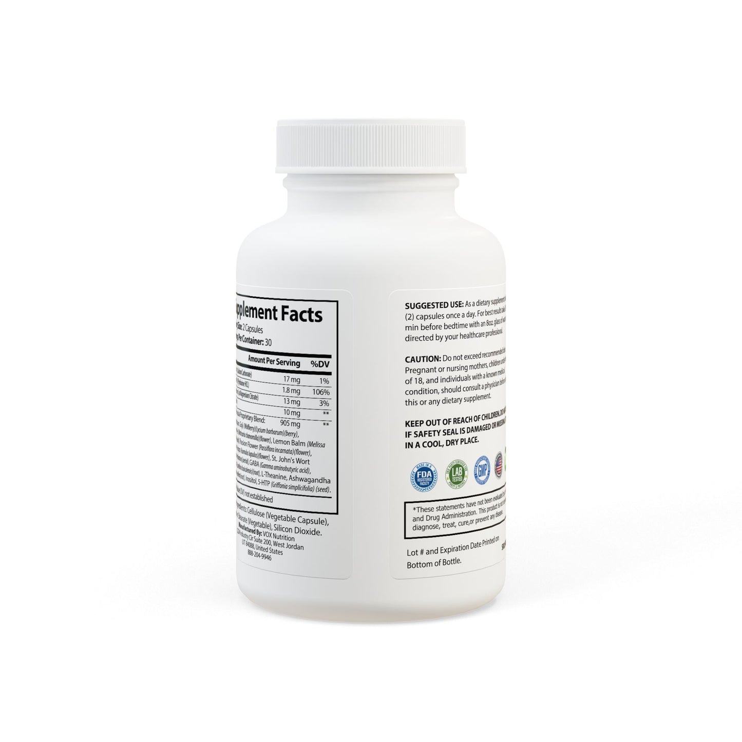 Deep Sleep Formula – Plant-Powered Sleep Support (60 Capsules)