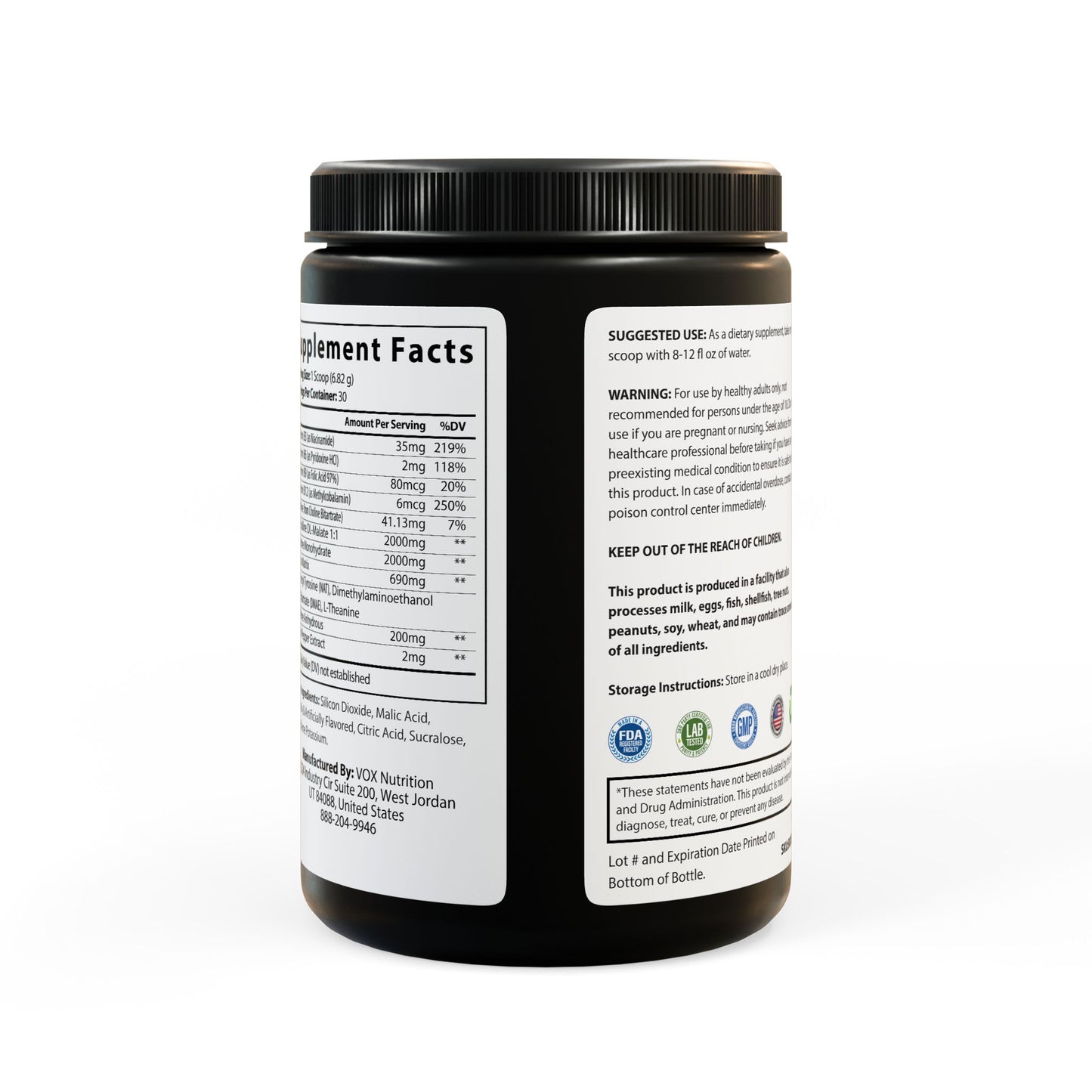 Fruit Punch Pre-Workout - Focus, Power & Performance Support (204g, 7.1oz)