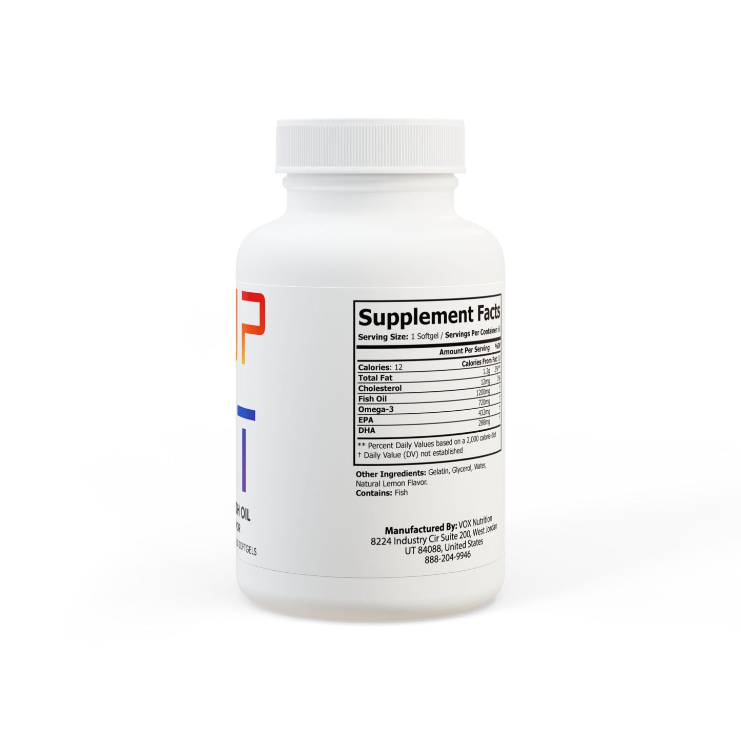 Omega-3 Fish Oil Recovery Capsules (60 Softgels)