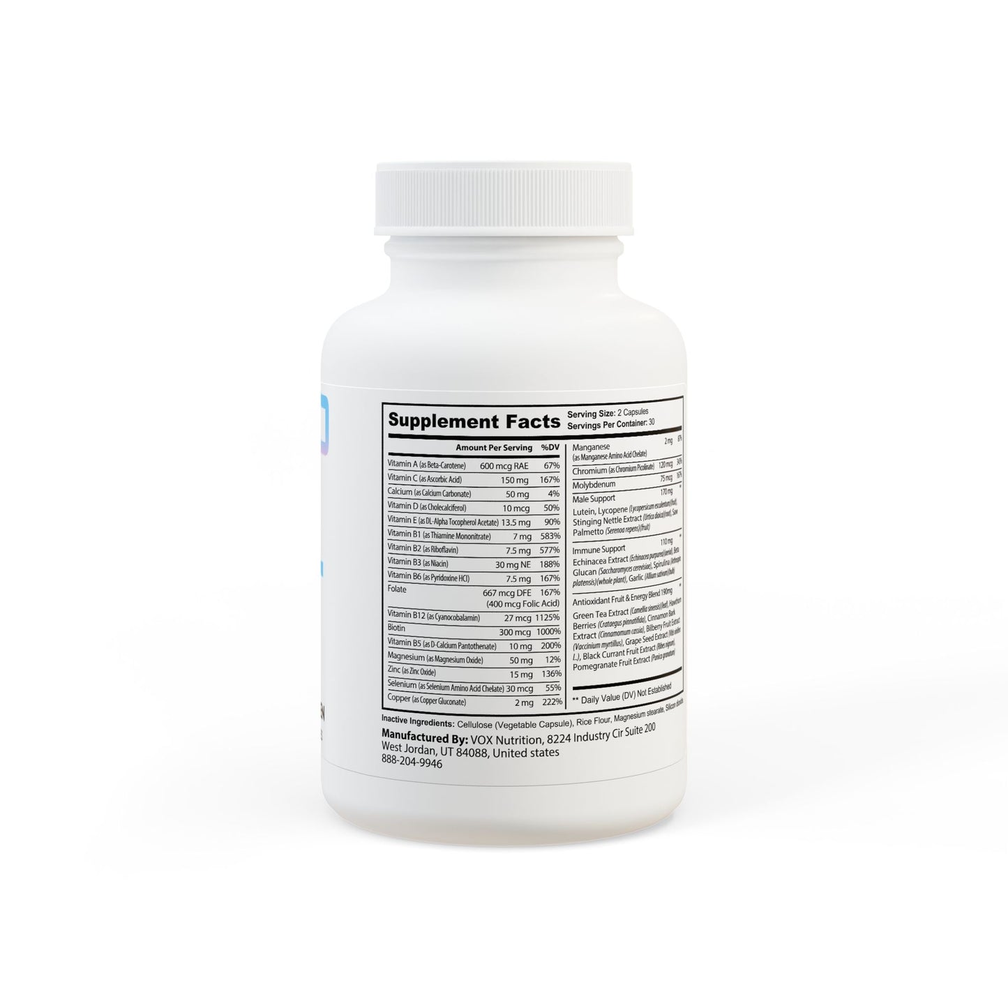 Men’s Multivitamin – Energy, Performance & Immune Support (60 Capsules)