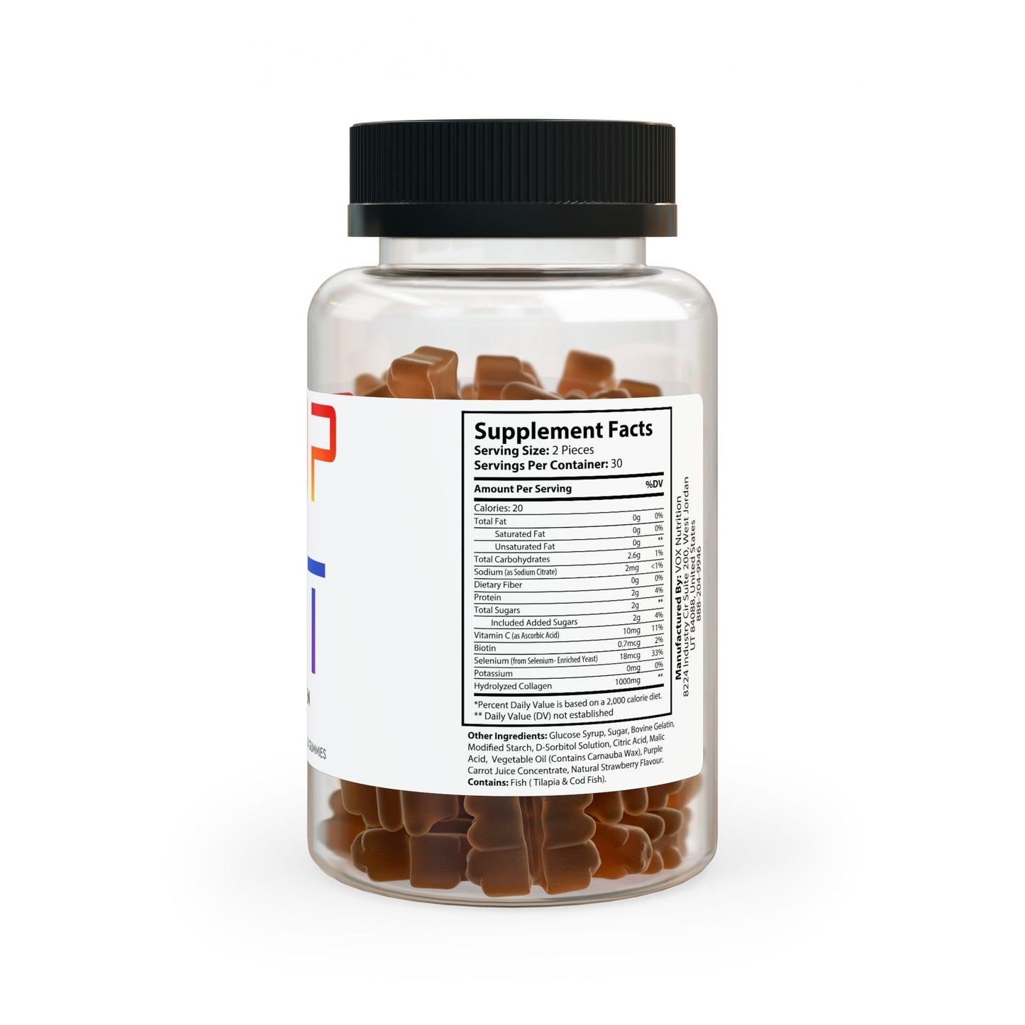 Collagen Gummies – Glow From Within (60 Gummies)