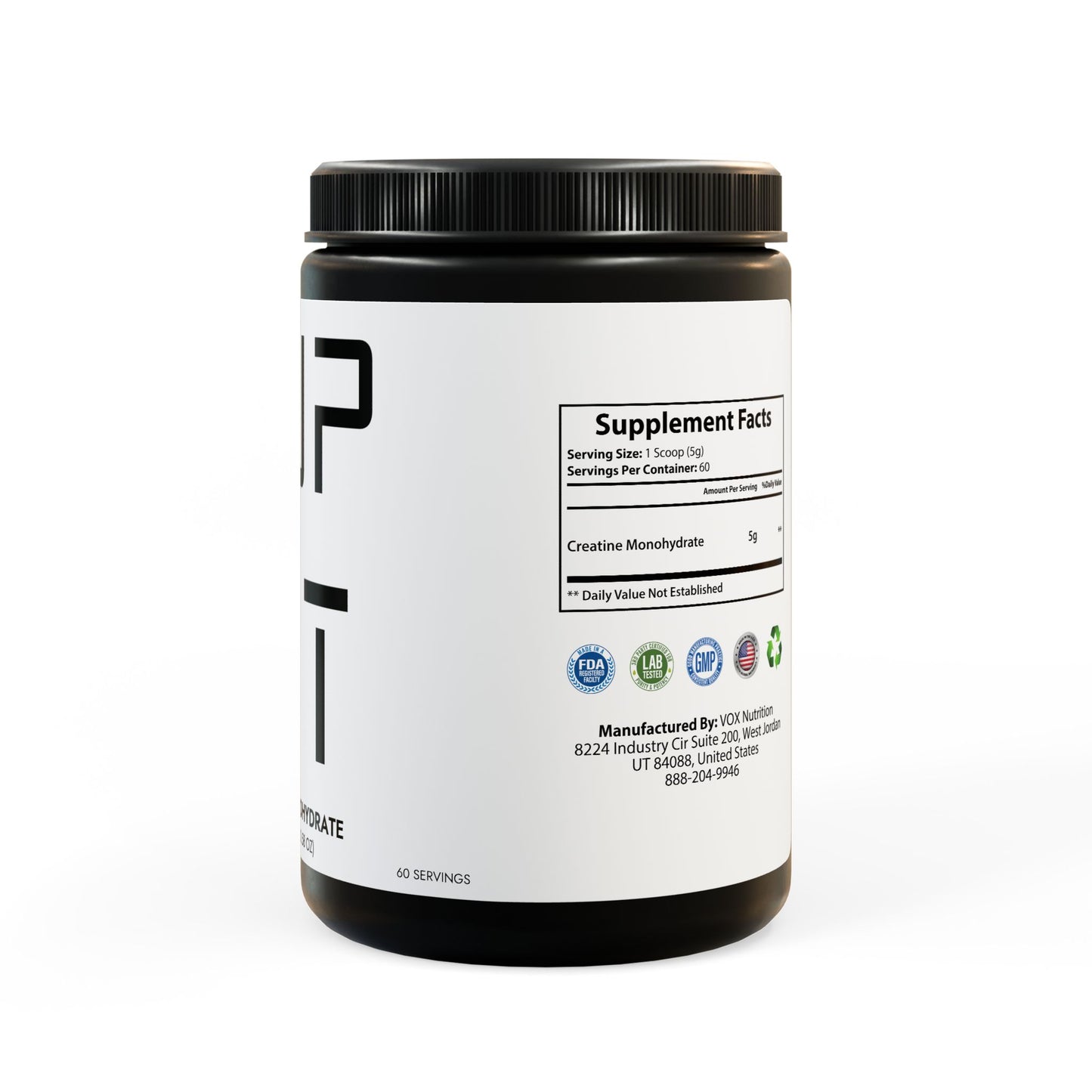 Creatine Monohydrate – Power, Performance, Recovery (300g, 10.58oz)