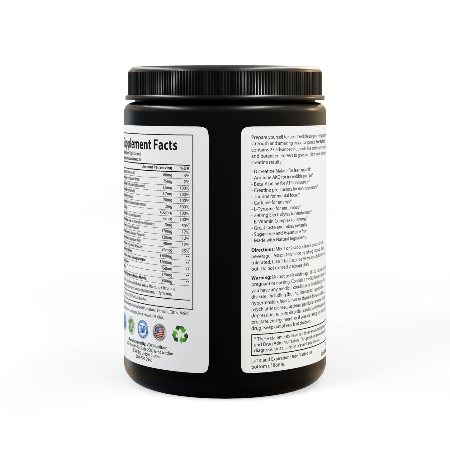 Watermelon Pre-Workout – Energy, Focus & Performance Support (45 Servings)