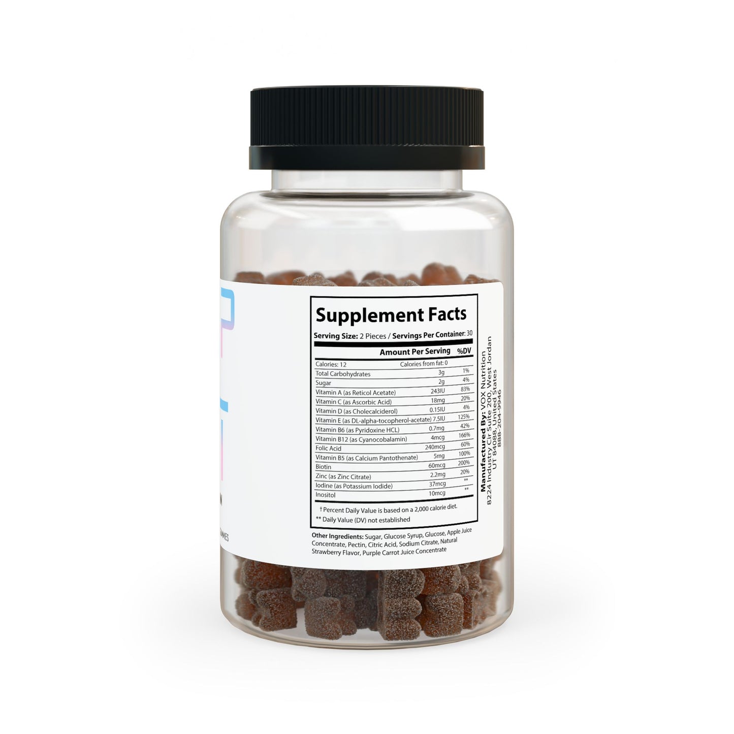 Multivitamin Gummies – Daily Wellness & Energy Support (Strawberry Flavor)