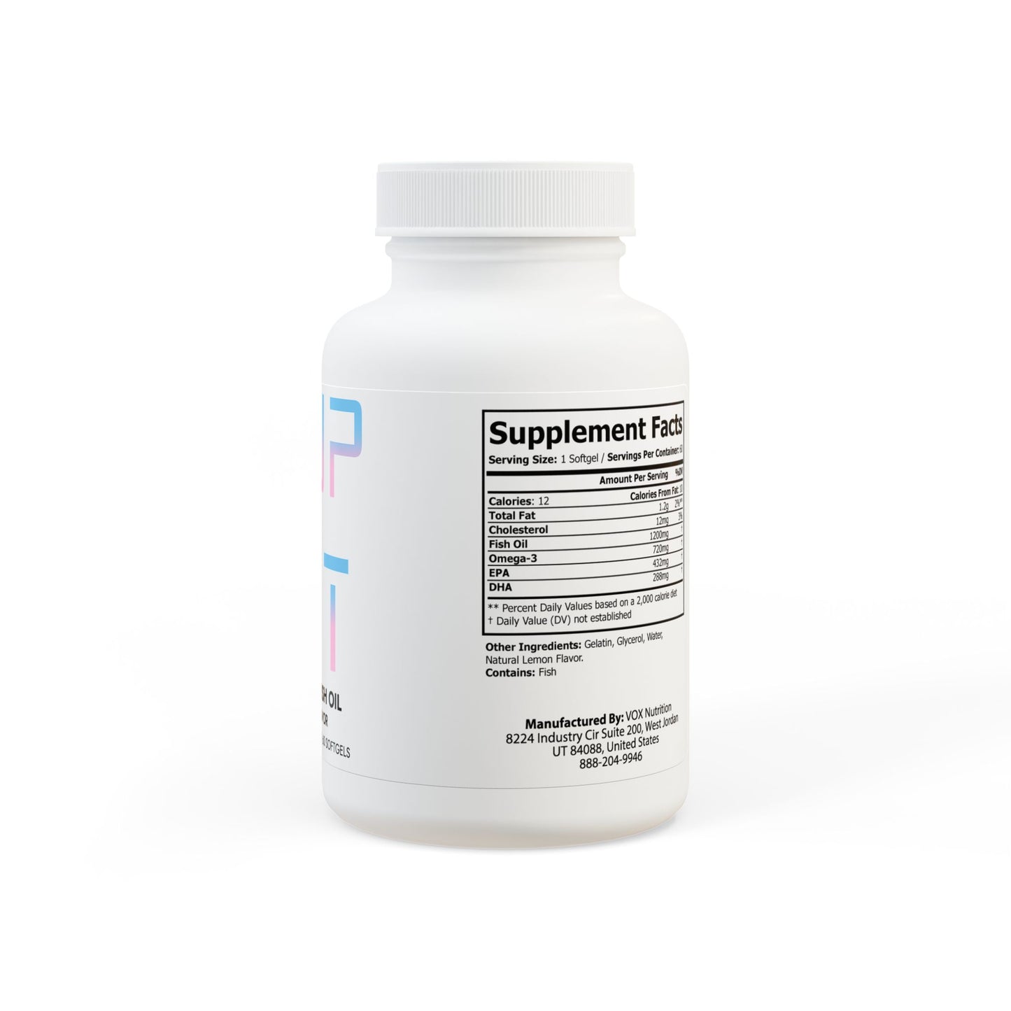 Omega-3 Fish Oil Recovery Capsules (60 Softgels)