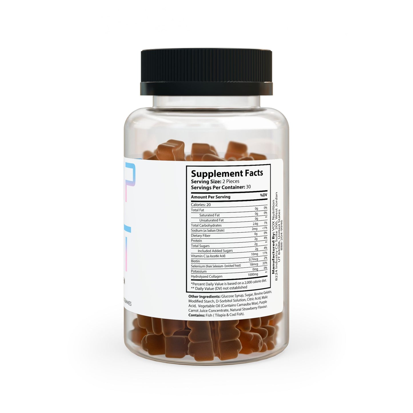 Collagen Gummies – Glow From Within (60 Gummies)
