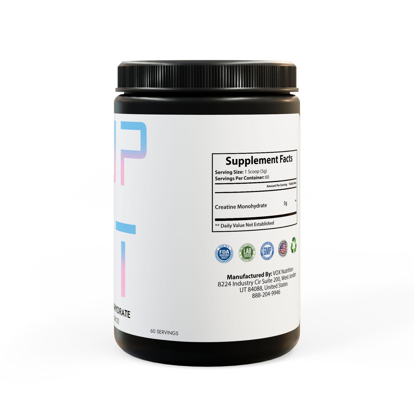 Creatine Monohydrate – Power, Performance, Recovery (300g, 10.58oz)