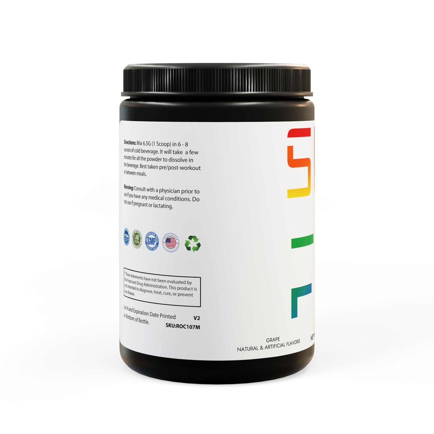 BCAA Performance & Recovery – Grape Flavor (50 Servings)