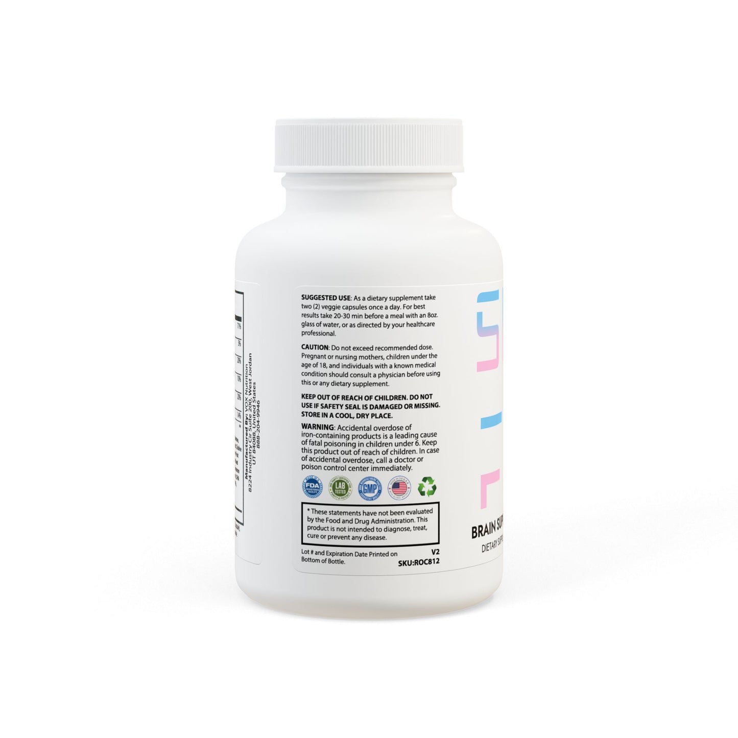 Brain Support Complex Supplement (60 Capsules)