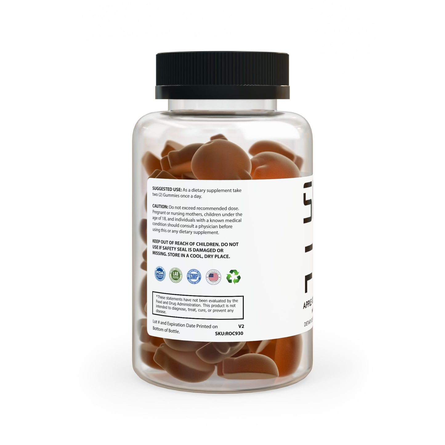 Apple Cider Vinegar Gummies – Performance & Wellness Support (60 Gummies)