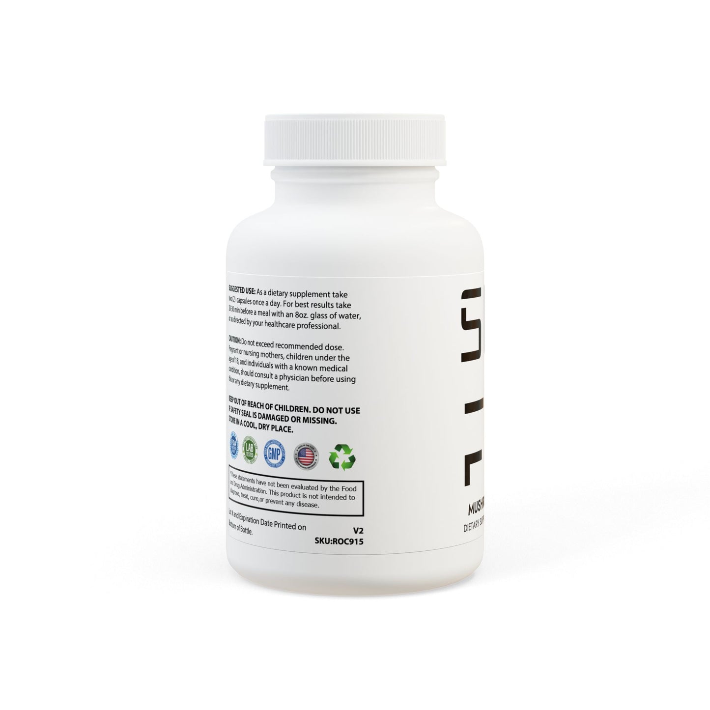 Mushroom Blend Supplement – Mind, Body, Elevated (60 Capsules)